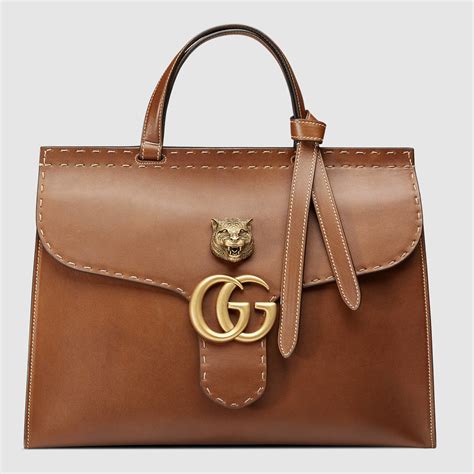 gucci brown limonge|gucci leather handbags.